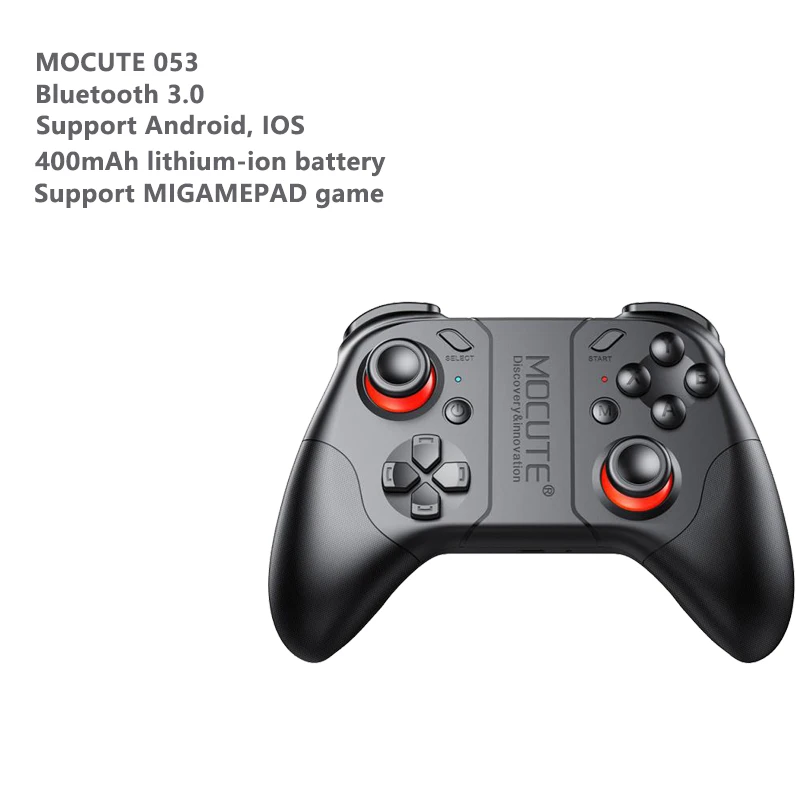 Mocute Gamepad 060 PUBG Controller For Cellphone Ios Android Wireless Bluetooth-compatible Telescopic Joysticks For Mobile Phone 