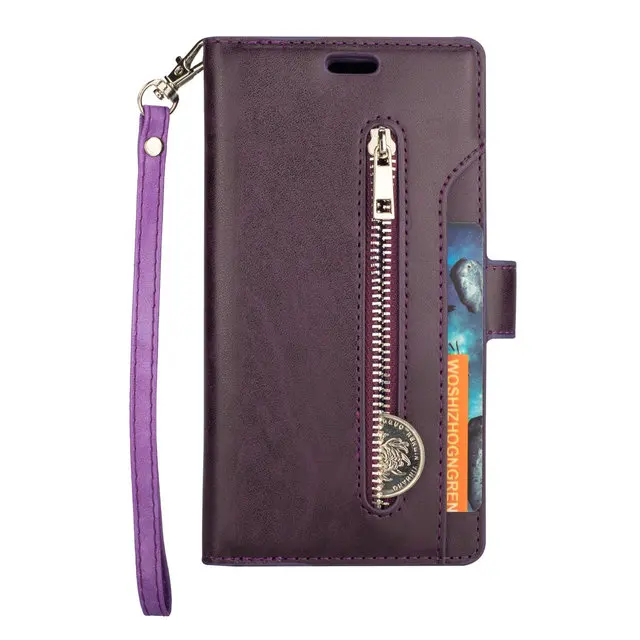 Violet Роскошные Флип Бумажник для Coque samsung A6Plus случае A750 samsung A6 плюс для samsung Galaxy A7 чехол, кожаный чехол A5 A7 - Цвет: Violet