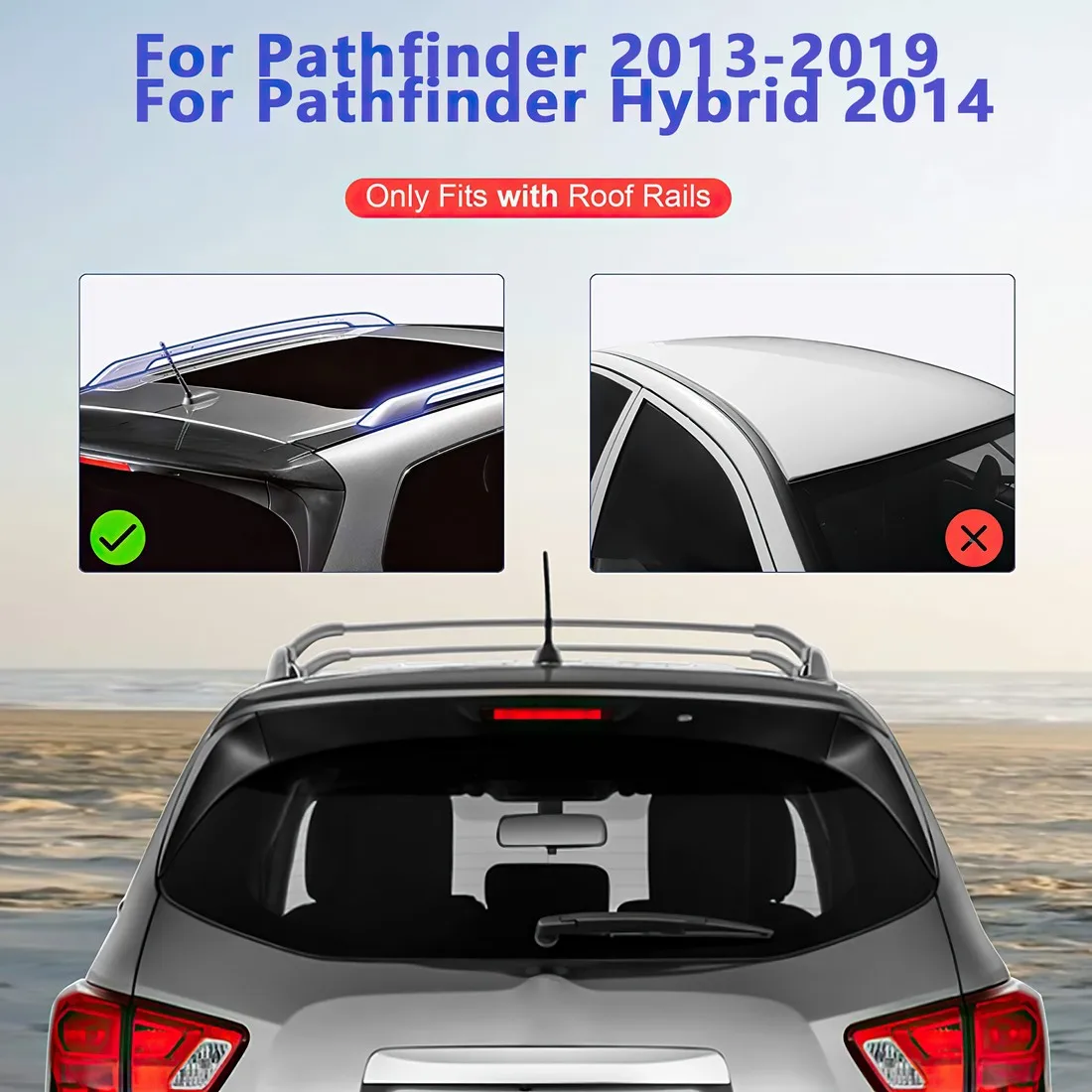 Автомобильный багажник на крышу SANJODS для Nissan Pathfinder 2013 2014 2015 2016 2017 2018 2019