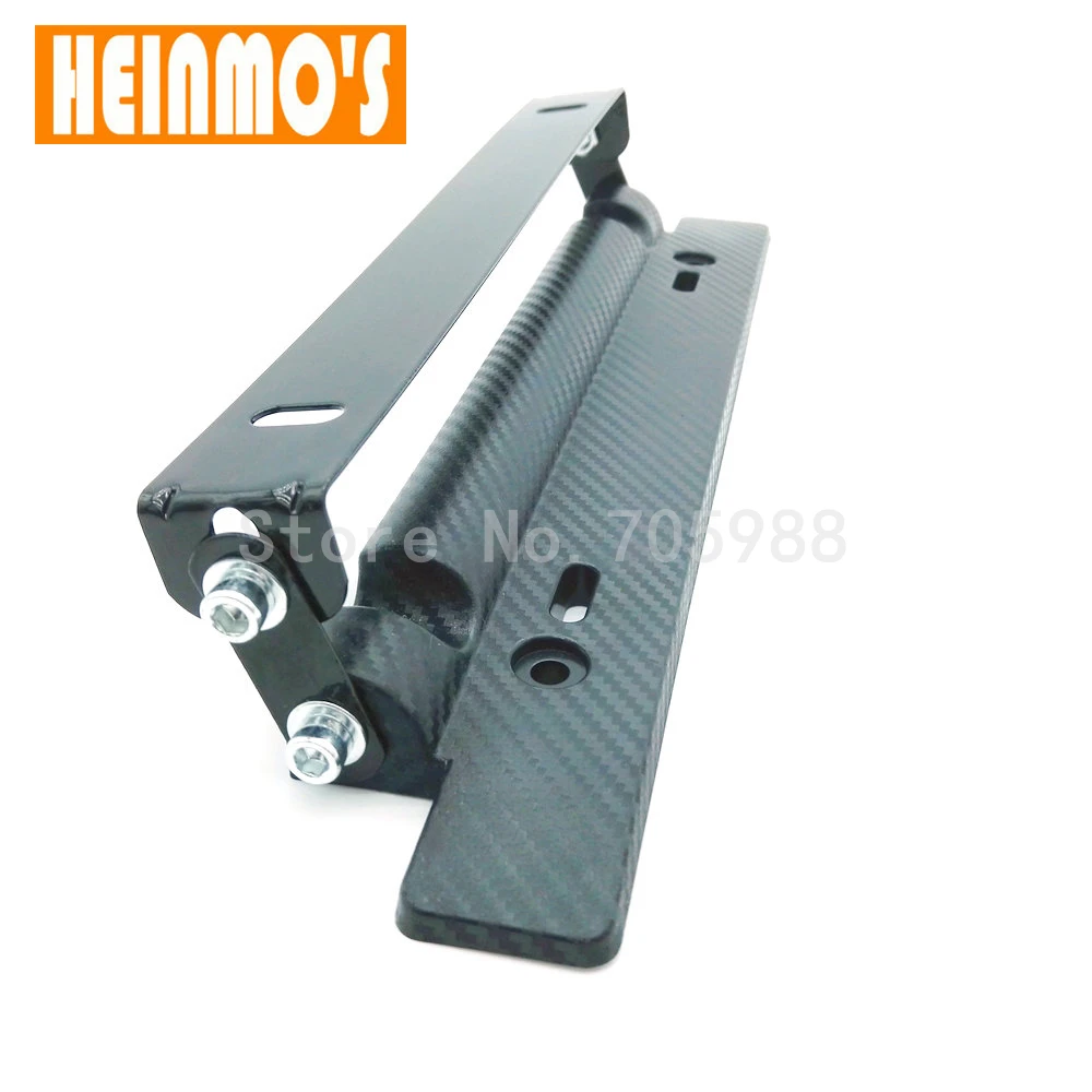 НОВЫЙ JDM Регулируемый держатель номерного знака из углеродного волокна для