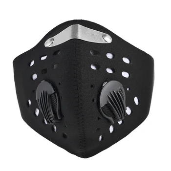

PM 2.5 Activated Carbon Mask Dustproof Cycling Face Mask Anti-Pollution Outdoor Sport Mask Filter For Men Women