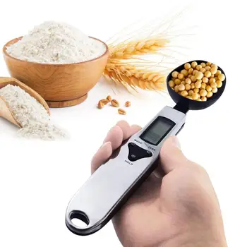 安い 500 グラム/0.1 グラムデジタルキッチン & ラボグラム電子メジャー食品スプーン体重計家庭用デジタルスプーンスケール Lcd ディスプレイ