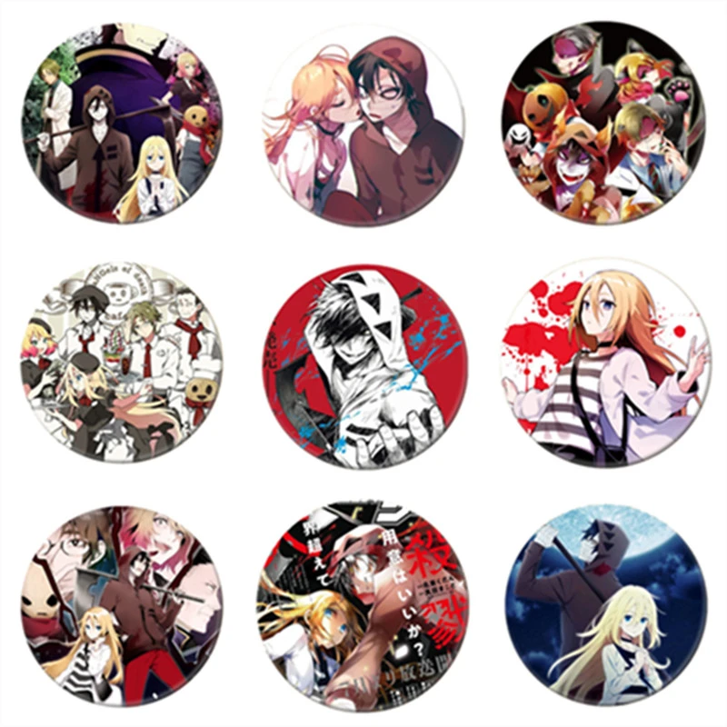 sexy anime cosplay Free Shipping Anime Angels of Death Enamel Pin Figure Cosplay Badge Backpack Icon Button Cartoon Brooch Accessories Gifts anime halloween costumes