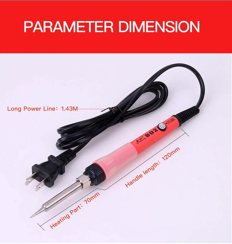 A-BF HS802 портативный паяльник с регулируемой температурой 110 В 220 В Электрический паяльник мини тепловой карандаш ремонтный набор 60 Вт
