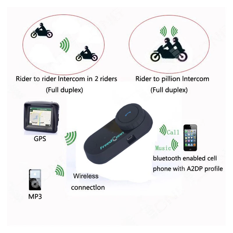 Беспроводная гарнитура для шлема FreedConn 100M TCOM OS Moto 2 шт./лот Bluetooth мягкие наушники