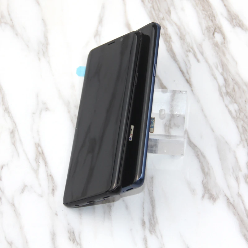 1 шт. Amoled Замена для SAMSUNG Galaxy S9 S9+ G960 G965 ЖК сенсорный экран дигитайзер с рамкой