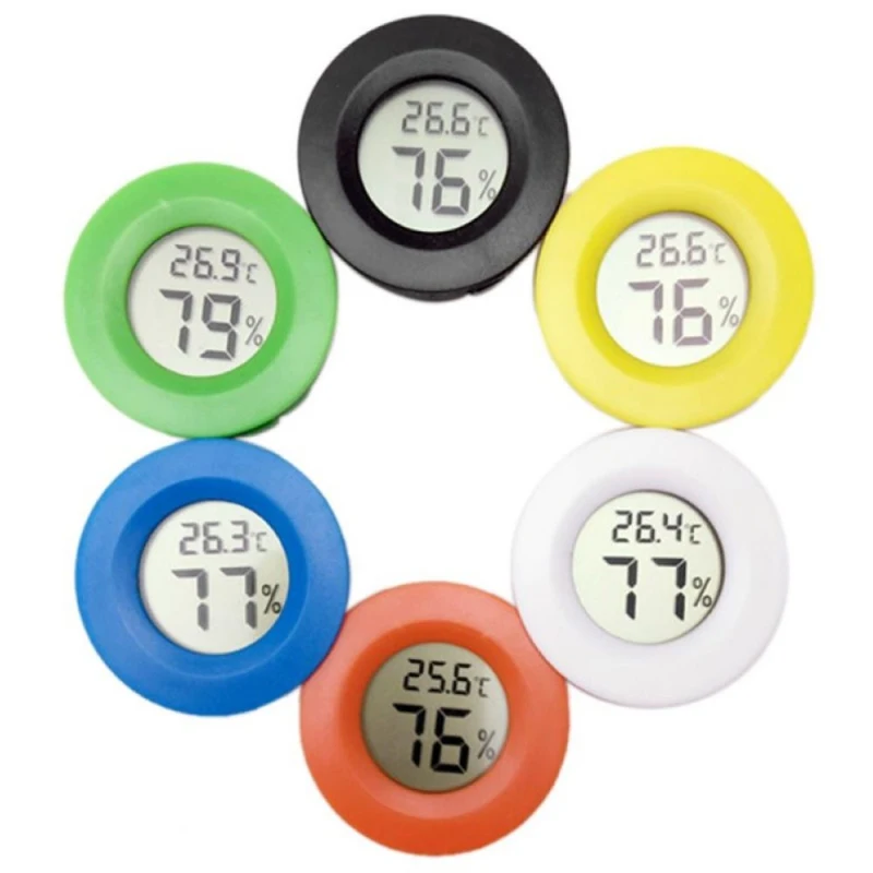 2In1 Mini Thermometer Hygrometer LCD Digital Temperature Humidity Meter Detector Thermograph Indoor Room Instrument Dropshipping | Дом и сад