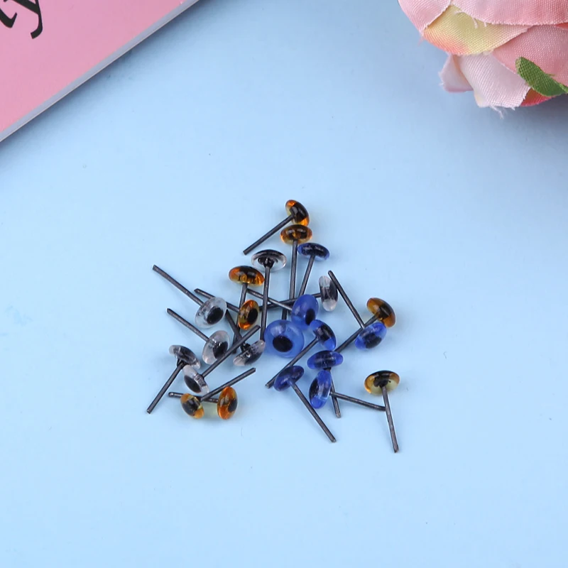 150pcs 2/3/4/5 mm colorful Plastic Doll Eyes Safety Eyes Needle Felting for Bears Animals Dolls Accessories