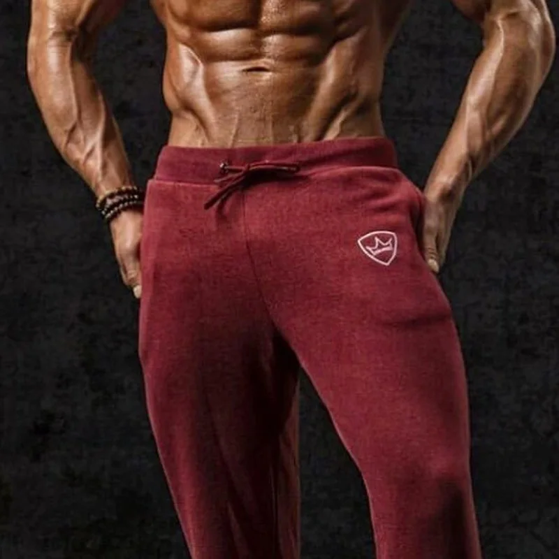 Men Gyms Pants Joggers Fitness Casual Long Pants Men Workout Skinny Sweatpants Jogger Tracksuit Cotton Trousers men trousers