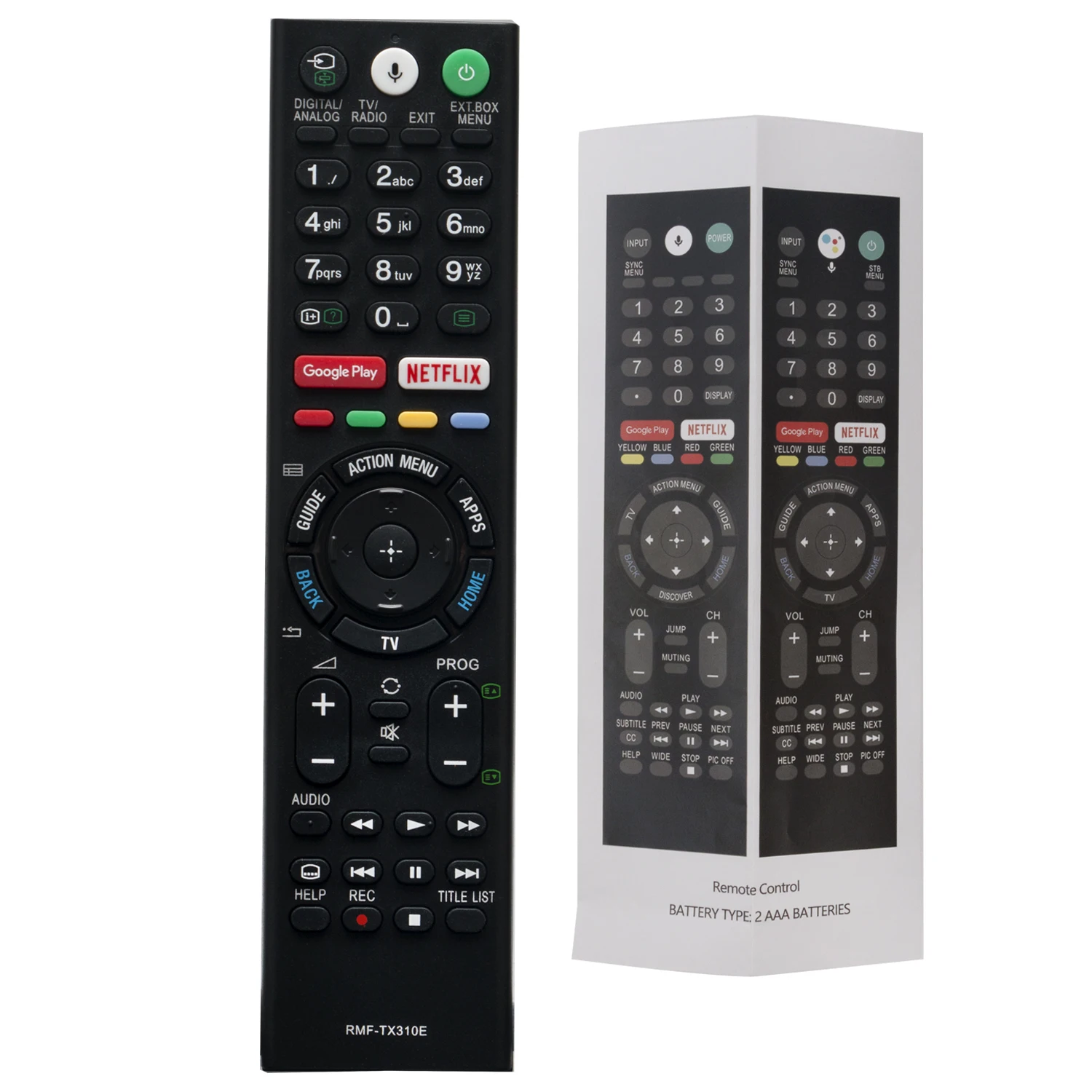 New RMF-TX310E REPLACED REMOTE FIT FOR SONY TV KDL-49WF804 SUB RMF-TX220E WITH VOICE | Электроника
