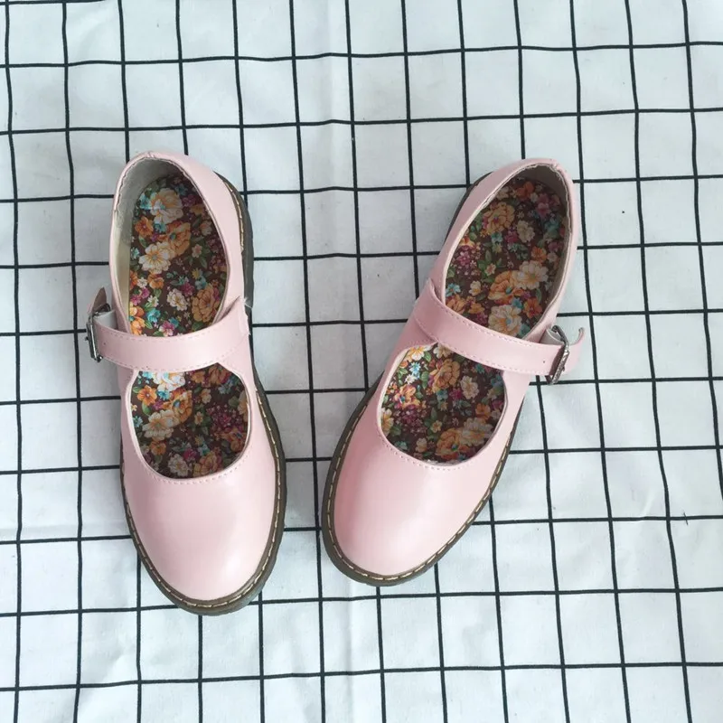 Японские милые туфли в стиле «Лолита» kawaii для девочек школьная форма для японской средней школы Косплей обувь kawaii в винтажном стиле