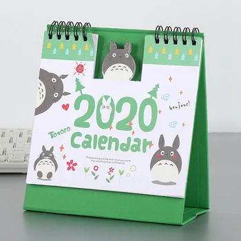 

1PC 2020 Mini Multi-function Scheduler Table Planner Notebook Fashion Drawing Desktop Paper Calendar