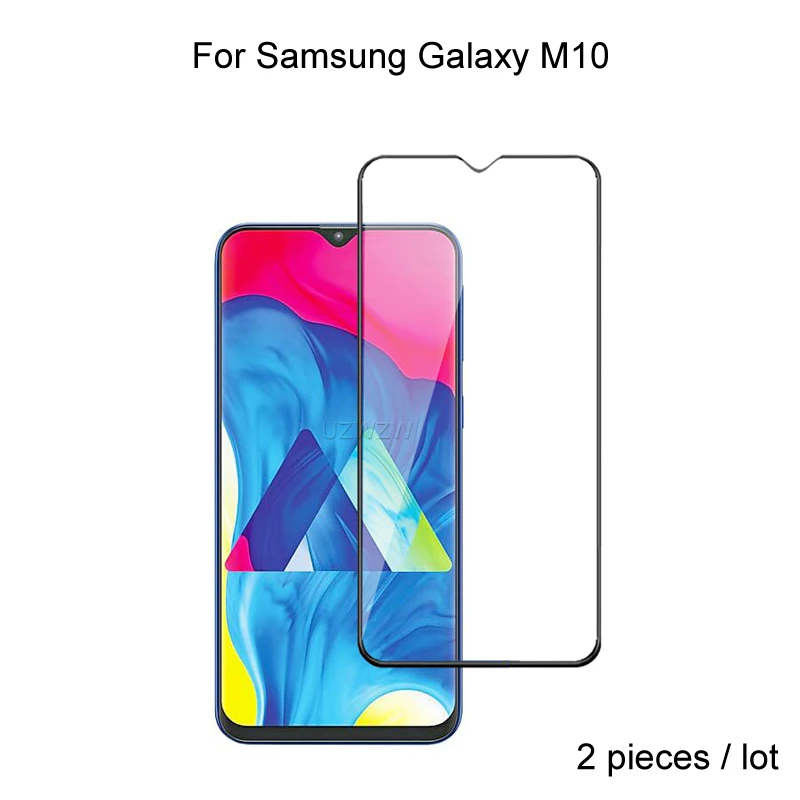 

2pcs Glass For Samsung M10 Full Cover Screen Protector Protective Tempered Glass For Samsung Galaxy M10 Tempered Glass