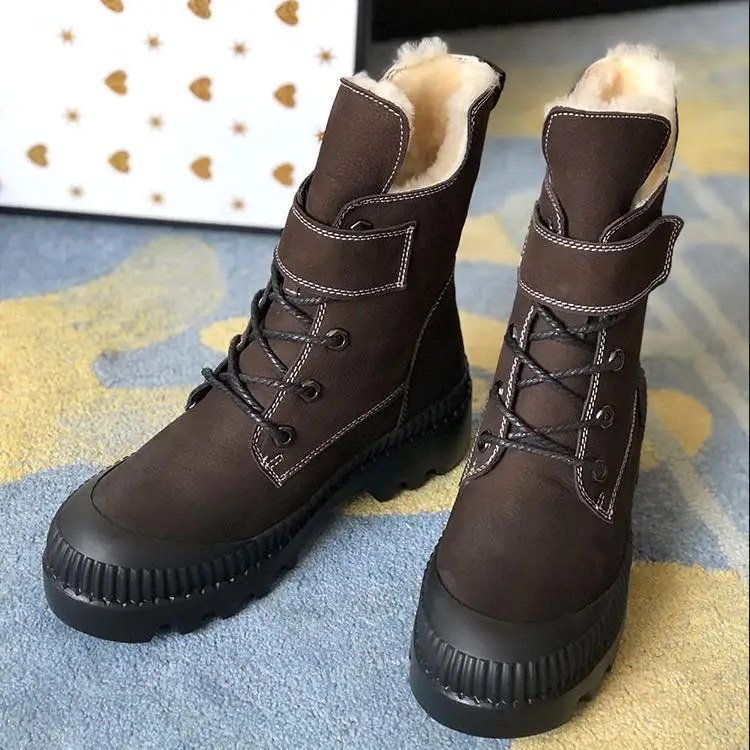 Зимние ботильоны; женские ботинки из овчины; Botas Mujer; зимние ботинки; Bota Feminina; Роскошная обувь; женская кожаная обувь; sapato feminino zapatillas mujer Зимние ботильоны; женские ботинки из овчины; Botas Mujer; зимние ботинки; Bota Feminina; Роскошная обувь; женская кожаная обувь; sapato feminino zapatillas mujer
