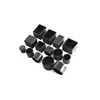 Black Pads Furniture Table Covers Chair Leg Caps Feet Protector Socks Hole Plugs Dust Cover Furniture Leveling Feet,4PCs/set ► Photo 2/6