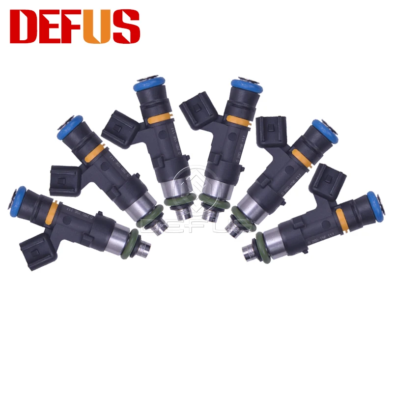 

High Impedance Modified Fuel Injector 6x 0280158117 1000cc 90lb E85 EV14 48mm for V W Audi A4 TT Golf Passat 1.8T Nozzle Engine