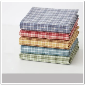 

5 color fresh grid, Japanese yarn-dyed quilting DIY specialty quilting, handmade DIY quilting width 140CM home apparel