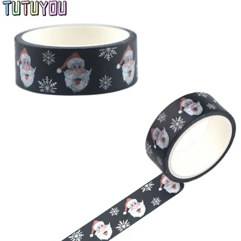 

PC512 Wholesale 20pcs/lot Christmas Cute Cartoon Washi Tapes Scrapbooking DIY Decorative Creative Kawaii Masking Tapes