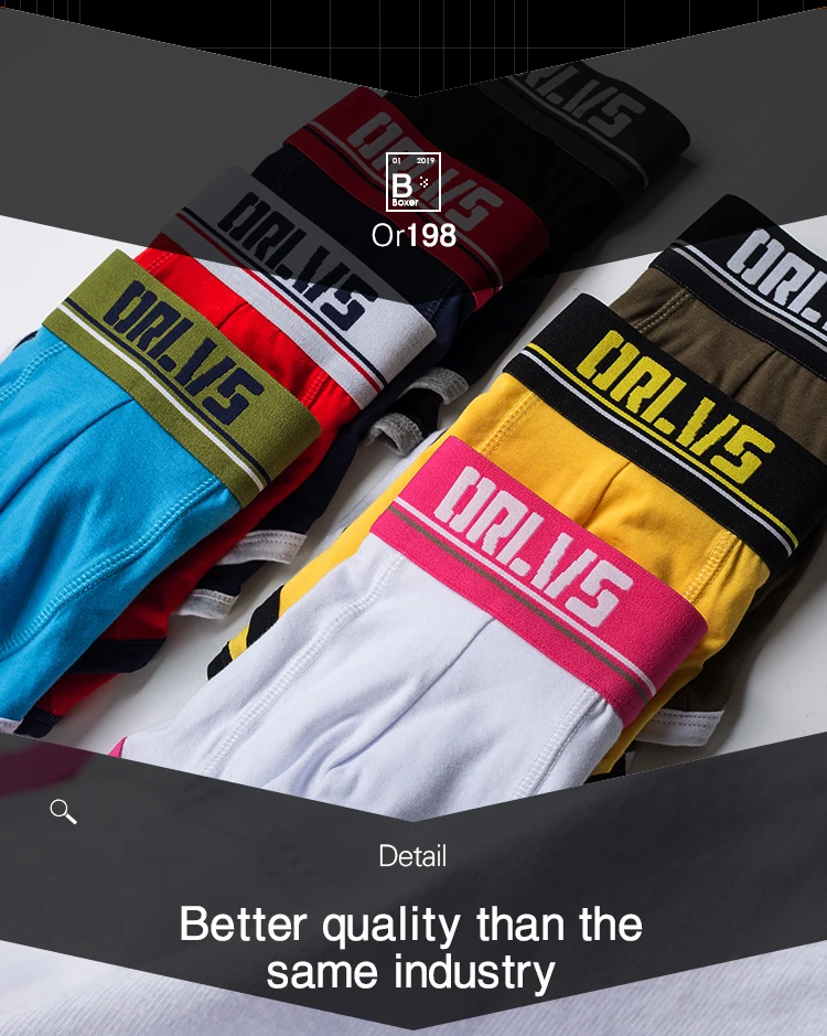 Для мужчин гей мужское нижнее белье, боксеры, Cueca, хлопок Boxershort Мужская одежда мужские трусы Трусы-шорты воздухопроницаемая комфортная обувь Homme OR198