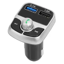 G17 автомобильный bluetooth-адаптер беспроводной Bluetooth Hands-free fm-передатчик двойной USB зарядное устройство Автомобильный комплект USB Bluetooth музыкальный приемник