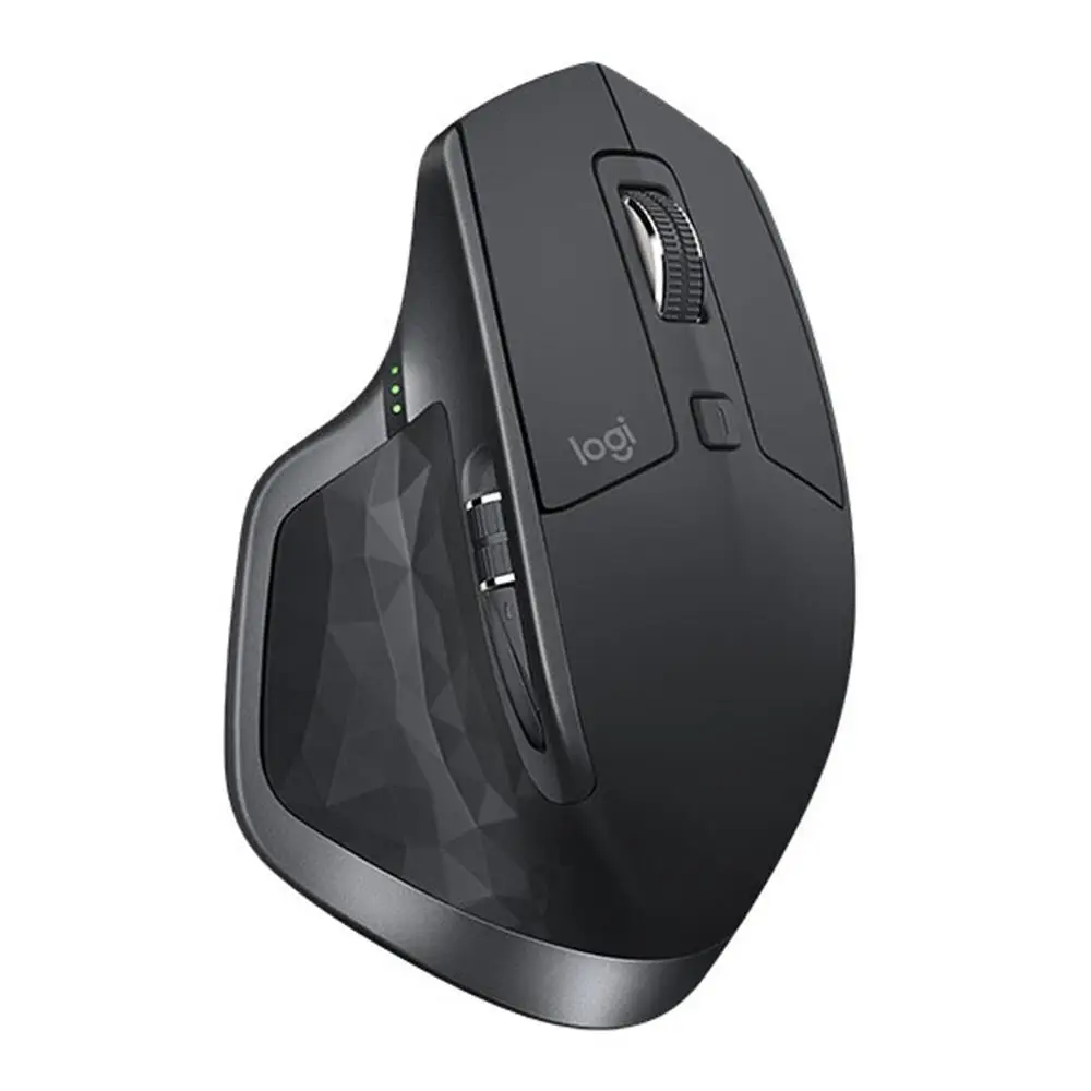 Беспроводная мышь logitech MX Master 2 S, игровая мышь с Bluetooth, Офисная мышь с беспроводной 2,4 Гц, 7 кнопок, двойной режим, 4000 dpi, Черная - Цвет: Черный