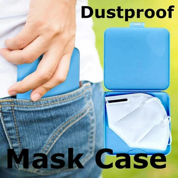 

Portable Mask Case Portable Dustproof Organizer Storage Mask Keep Clean Household Camping Healthy Dustproof Mask Box Container