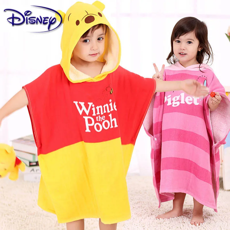 

Disney 100% Cotton Minnie Mouse Black Red Polka Dot Hooded Bath Towel for Baby Boys Girls Kids Beach Pool Shower Towel