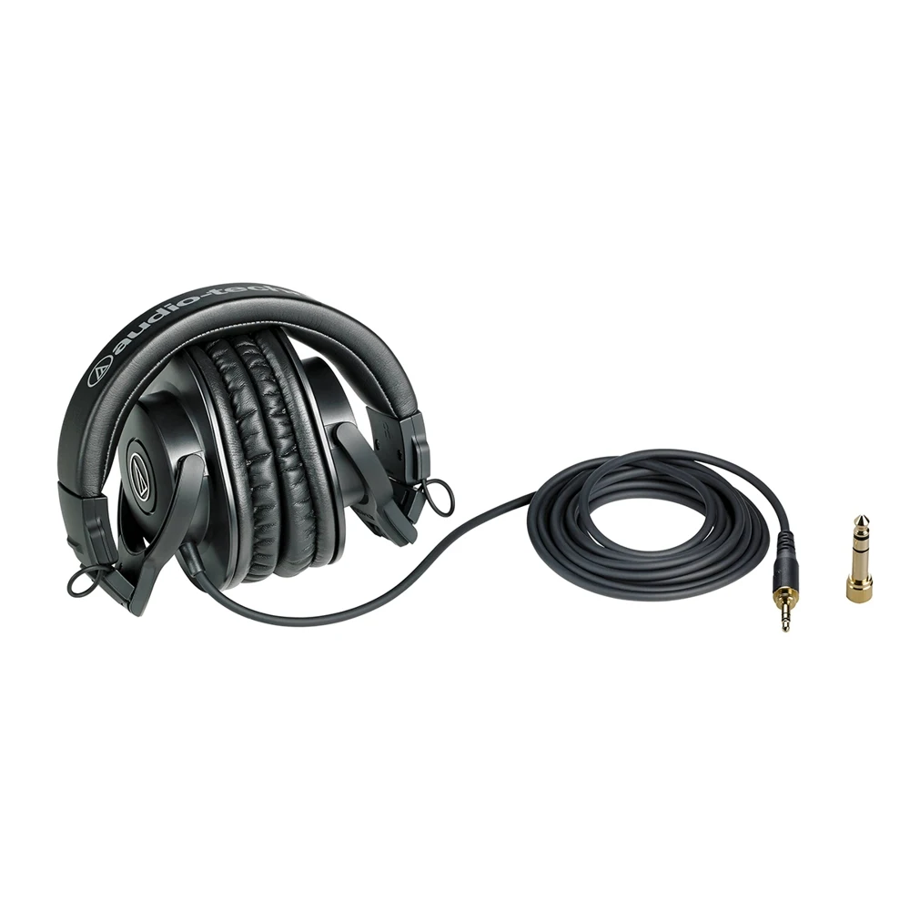 Наушники мониторы Audio-Tecnica ATH-M30X 3м черный проводные