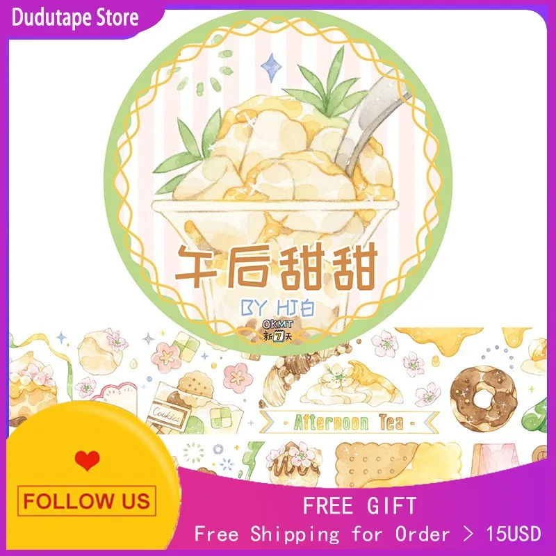 

Наклейки на ленту Washi с изображением десертных журналов