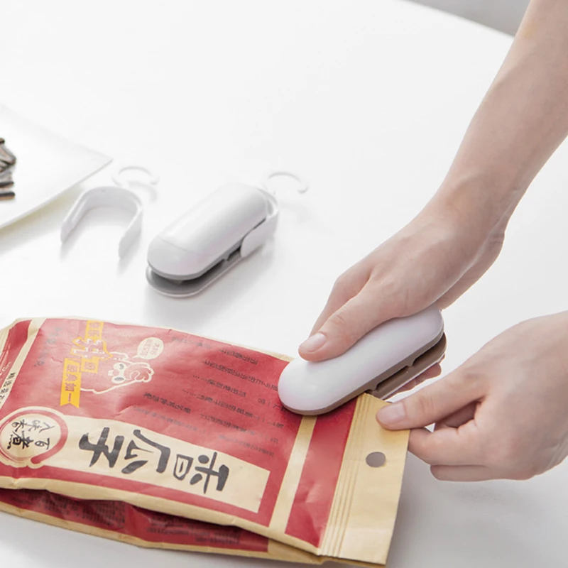 1x Mini Food Heat Sealing Machine Plastic Portable Impulse Packing Bag Sealer N