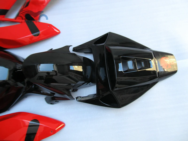 Красный черный впрыска обтекателя комплект Подходит для Honda CBR1000RR 2004 2005 CBR 1000RR 04 05 ABS пластик спортивный обтекатель комплекты кузова KR17
