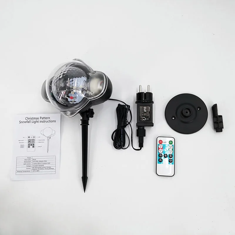 

LED Light Projector kit Snow Snowflakes Night Lamp Xmas Christmas Home Garden Decor US/EU/UK/AU Plug