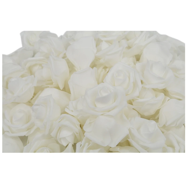 Top-200PCS бутон из пенопласта для свадебных вечеринок, искусственные цветы, сделай сам, 100 шт, белые и 100 шт, красные