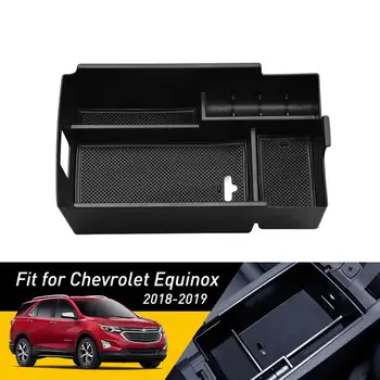 

Accessories For Chevrolet Equinox 2018 2019 Organizer Car Center Console Armrest Glove Box Secondary Storage Tray Car Styling