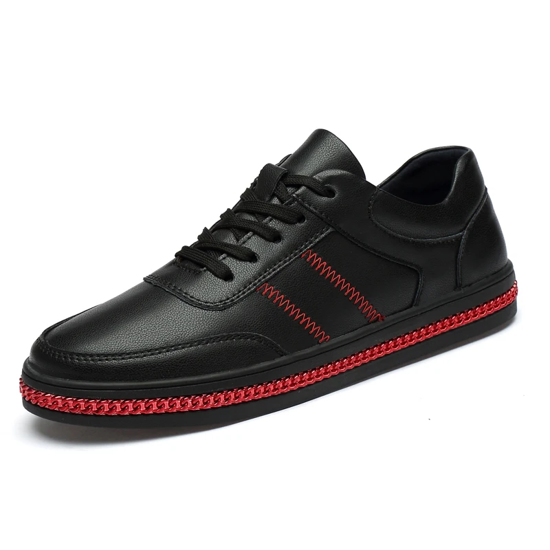 

2019 Top Quality Leather Men Shoes Size 37-46 Lace Up Male Flats Shoe Outdoor Hiking Sneaker Fashion Men's Oxford Shoe *1086
