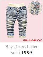 Джинсы для мальчиков; Джинсы средней длины для девочек; новые детские длинные штаны; Модные осенние корейские хлопковые джинсовые брюки с рисунком мышки из мультфильма
