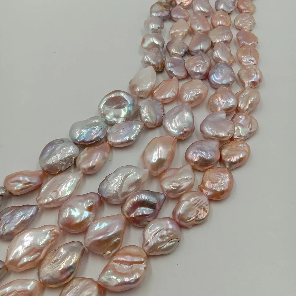 good quality baroque pearl beads in strand 100% Nature freshwater with shape AA+ QUALITY only few flaw violet colo | Украшения и