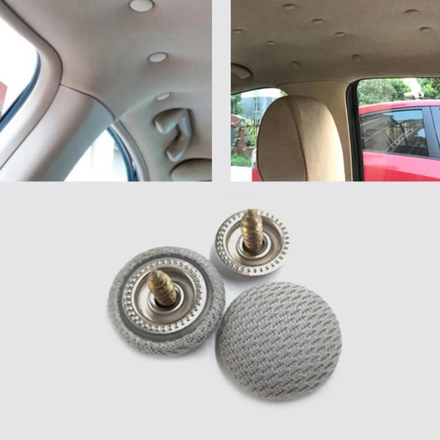 Bouton de Réparation de Doublure de Sauna de Voiture, exacpille de Retenue  de RiSALE pour Fixation de Plafond de Toit Affaissement, Décorations  Intérieures de Voiture, 60 Pièces - AliExpress