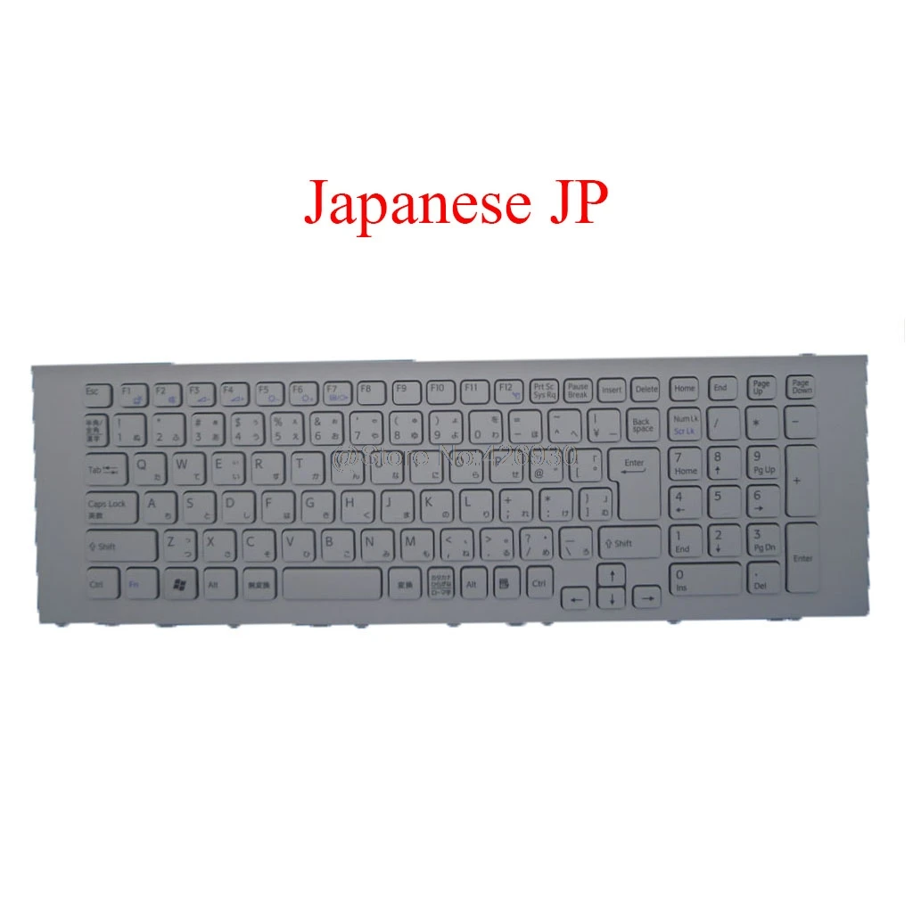 Ноутбук JP клавиатура для SONY VAIO VPCEJ VPC-EJ VPCEJ2AJ VPCEJ3AJ 148972611 AEHK2J00020 V116646H Японский Белый