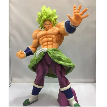 

34CM Anime Dragon Ball Broli Super Saiyan And Son Goku Battle Version PVC Action Model Collectible Toy Statue Free Shipping G371