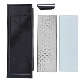 

4Pcs/Set High Hardness Sharpening Stone Kit Knives Sharpener for Kitchen Outdoor Use Professional Stone Fixed Grinding Stone