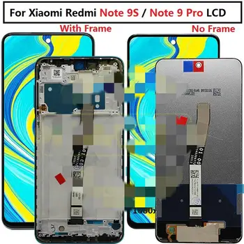 

Original 6.67'' Display Replacement For Xiaomi Redmi Note 9 Pro LCD Touch Screen Digitizer Assembly For Redmi Note 9S Display