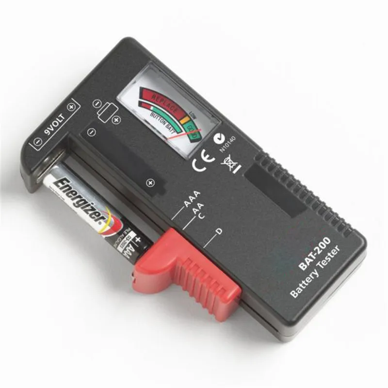 Indicator Battery Cell Tester AA AAA CD 9V Volt Button Checker Battery capacity tester #5d02 (2)