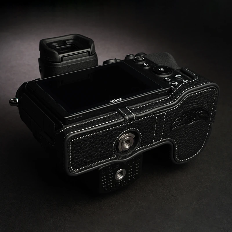 Câmera de Couro Bolsa do Corpo Case para Nikon Handwork Foto Genuíno Caixa Z6ii Z7ii z6 z7 Capa Protetora Base z5 - Image 4