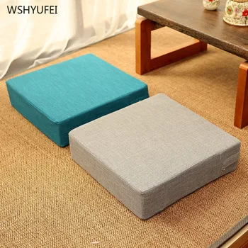 

Square futon cushion on the tatami yoga mat meditation cushion lazy couch chair increased cushion removable and washable