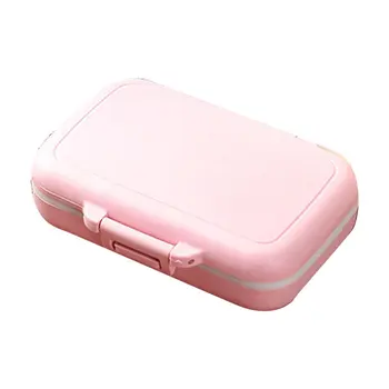

One Week Travel Seal Portable Creative Storage Grain Fiber Small Pill Box Portable Pill Box Mini Jewelry Sub-Box