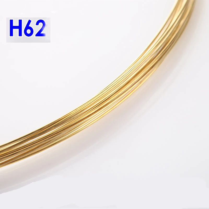 H62 Brass Wire Conductive Golden Copper Line Rod Industry Experiment DIY Wires Material 0.5mm Diameter,10 Meter 