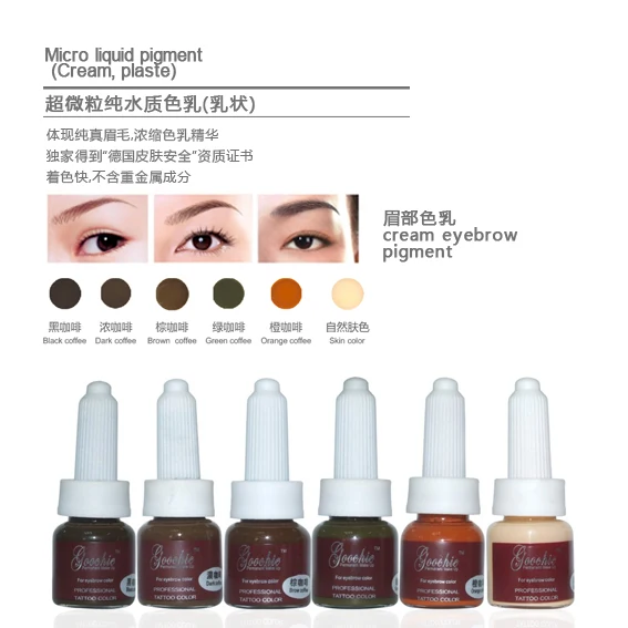 Goochie Eyebrow Cosmetic Tattoo Microblading Manual Pen Pigment