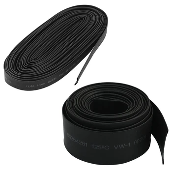 

HOT-2 Pcs Polyolefin Heat Shrinkable Tube Sleeving 2:1 Shrink Ratio-5M X 20Mm & 10M X 7Mm
