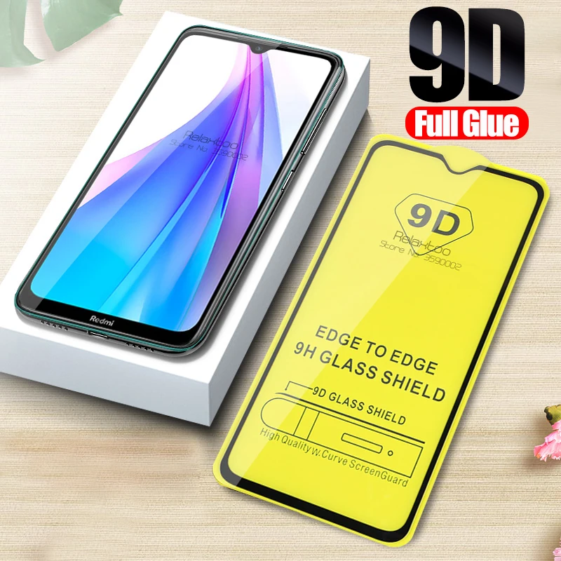 

9D Full glue Protective Glass For xiaomi redmi note 8T safety Glas on xiomi xami redmi note 8T 8 t note8t note8 t tempered Glass